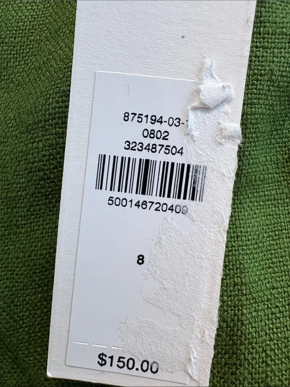 NWT Banana Republic Mid Rise Kick Flare Linen Ankle Cactus Green Pant Sz 8.
